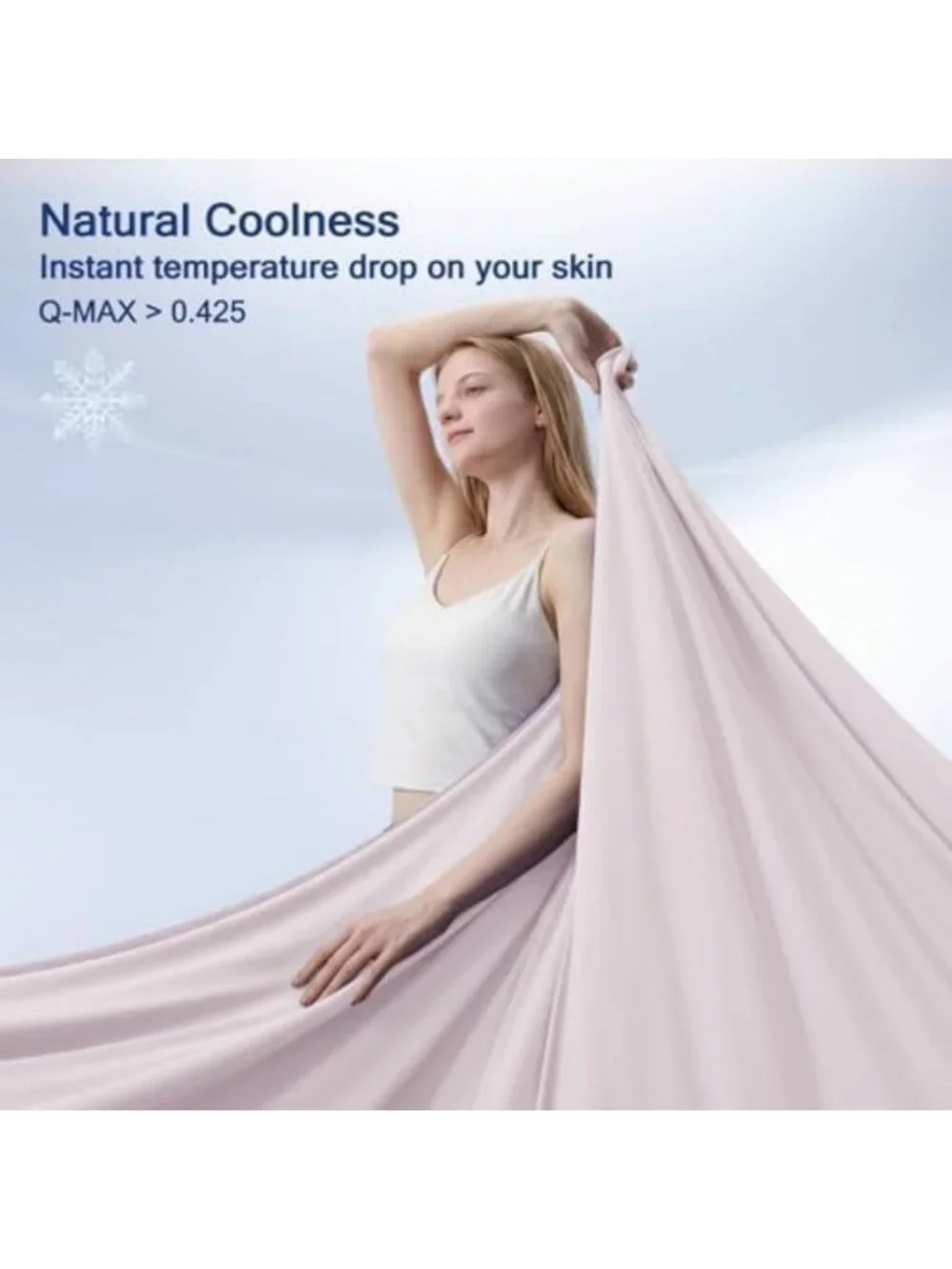 Luxury Lightweight Cooling Comforter Queen - Soft Dual-Sided, Breathable